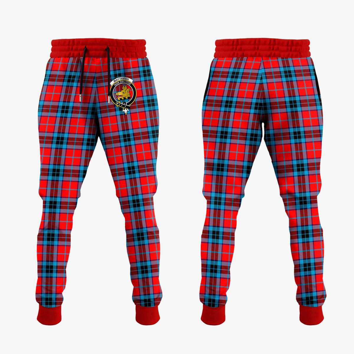 Clan MacTavish Modern Tartan Crest Jogger Sweatpants VL37 Clan MacTavish Tartan Today   