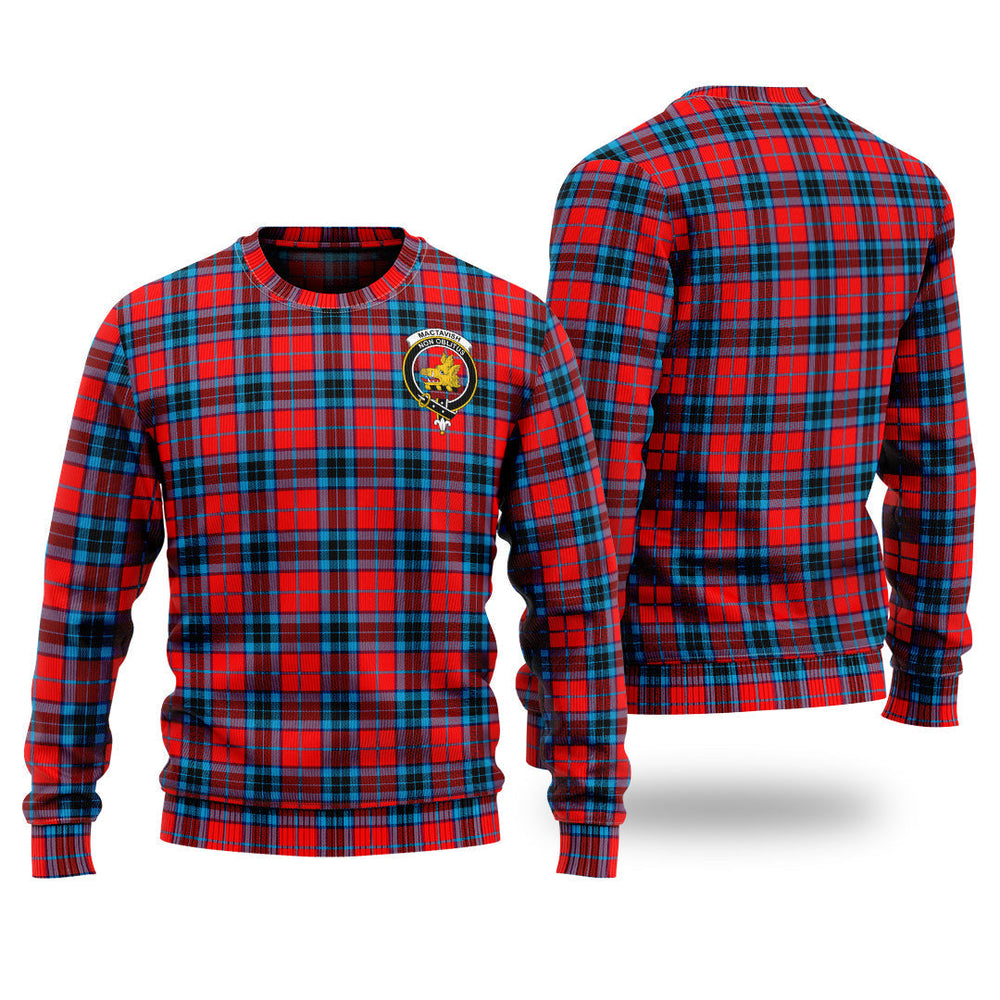 Clan MacTavish Modern Tartan Christmas Ugly Sweater EP50 MacTavish Modern Tartan Tartan Sweater   