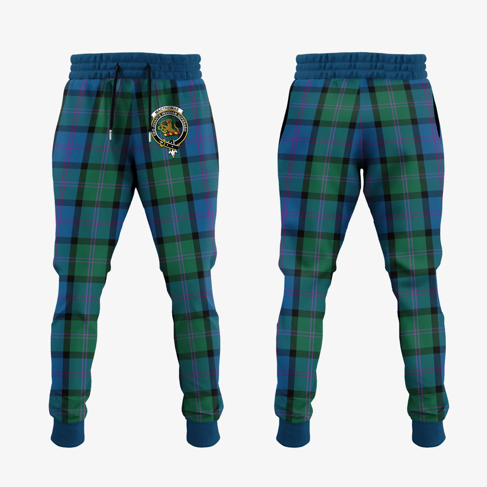 Clan MacThomas Tartan Crest Jogger Sweatpants AY50 Clan MacThomas Tartan Today   