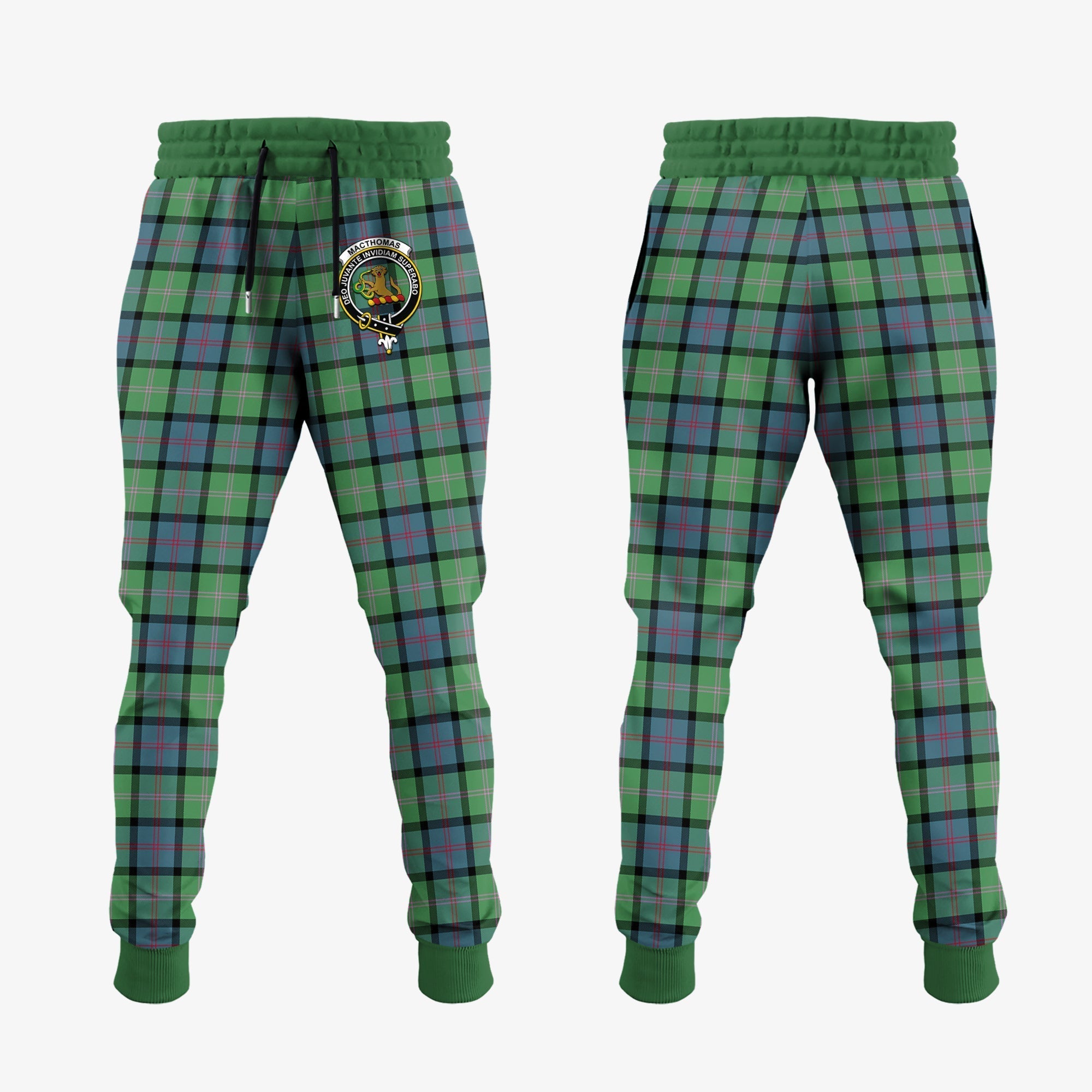 Clan MacThomas Ancient Tartan Crest Jogger Sweatpants ST13 Clan MacThomas Tartan Today   