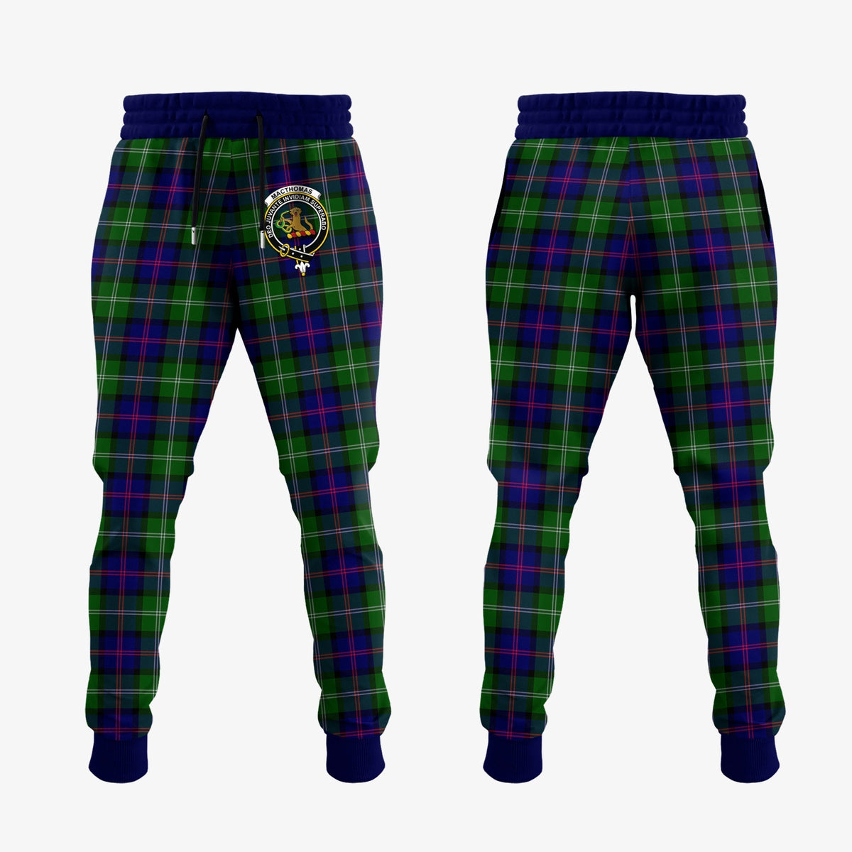 Clan MacThomas Modern Tartan Crest Jogger Sweatpants QD13 Clan MacThomas Tartan Today   