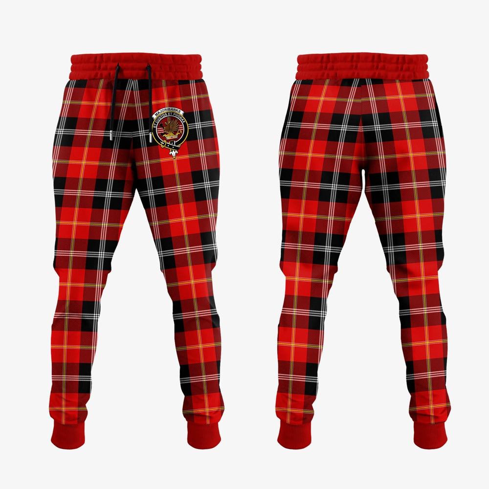 Clan Majoribanks Tartan Crest Jogger Sweatpants EJ81  Tartan Today   