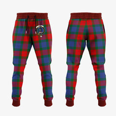 Clan Mar Tartan Crest Jogger Sweatpants UL91 Clan Mar Tartan Today   