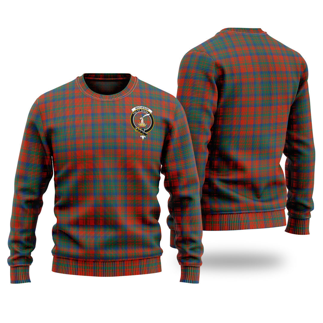 Clan Matheson Ancient Tartan Christmas Ugly Sweater KA71 Matheson Ancient Tartan Tartan Sweater   