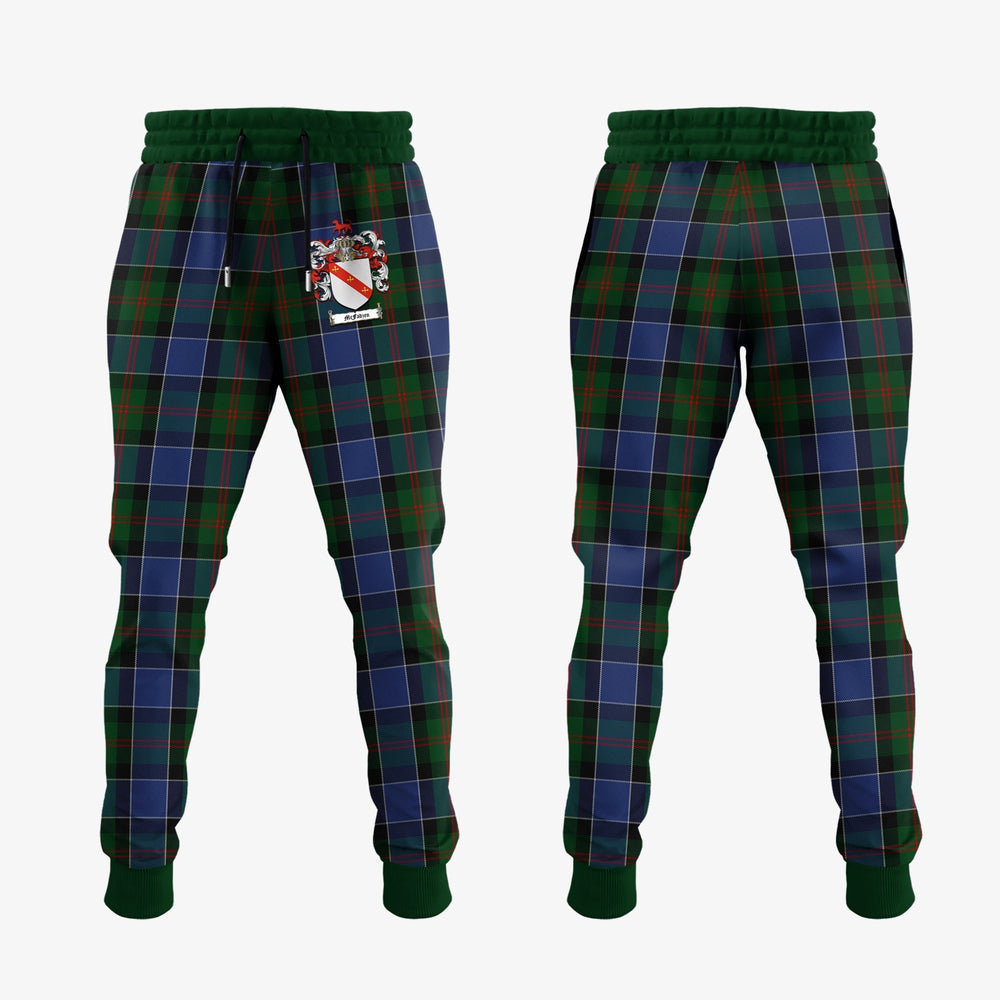 Clan McFadzen 01 Tartan Crest Jogger Sweatpants RZ18 Clan McFadzen Tartan Today   