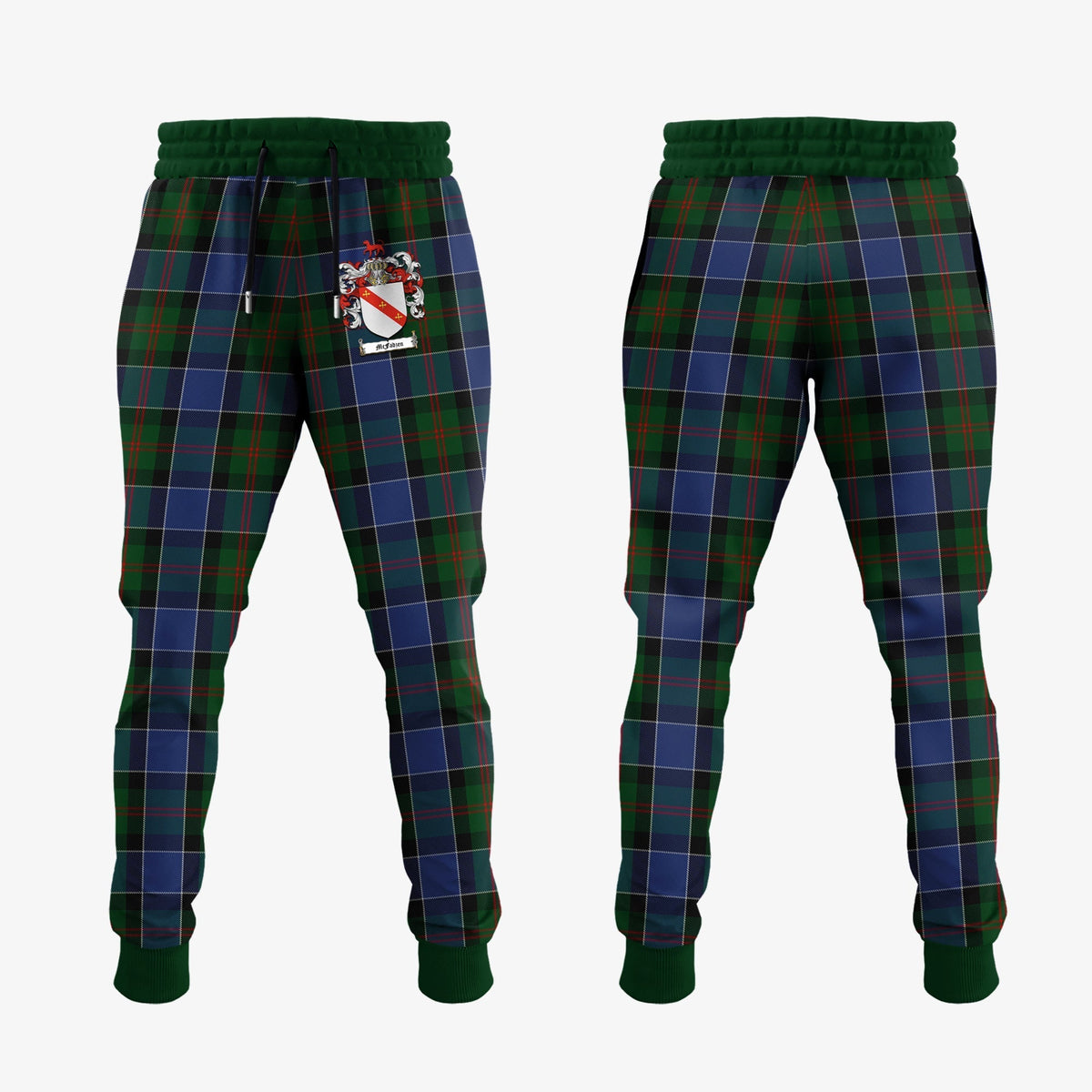 Clan McFadzen 01 Tartan Crest Jogger Sweatpants RZ18 Clan McFadzen Tartan Today   