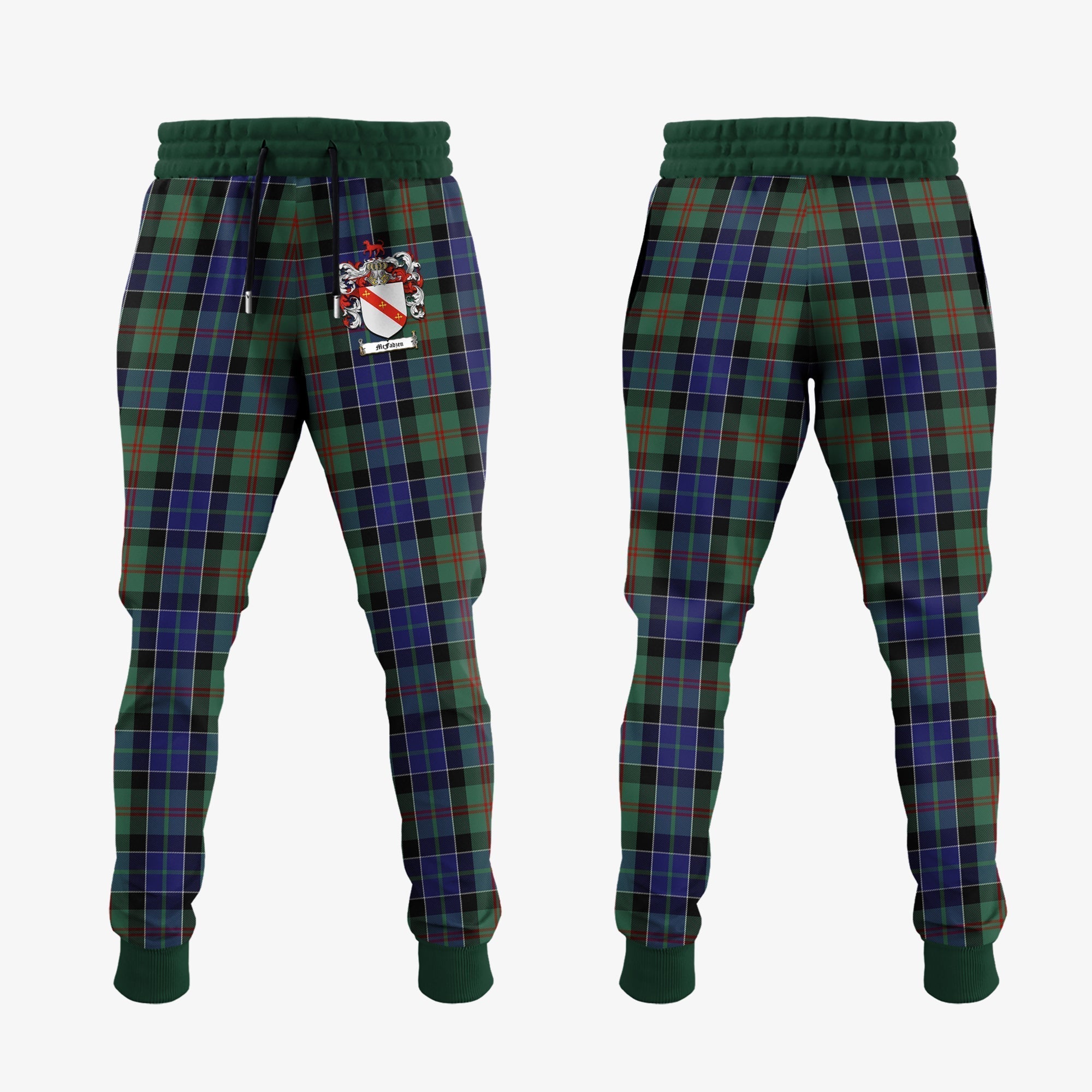 Clan McFadzen 02 Tartan Crest Jogger Sweatpants DQ55 Clan McFadzen Tartan Today   