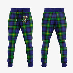 Clan Meldrum Tartan Crest Jogger Sweatpants SB25 Clan Meldrum Tartan Today   