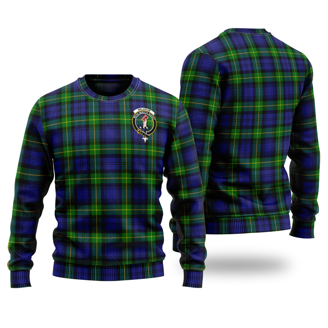Clan Meldrum Tartan Christmas Ugly Sweater DH14 Meldrum Tartan Tartan Sweater   