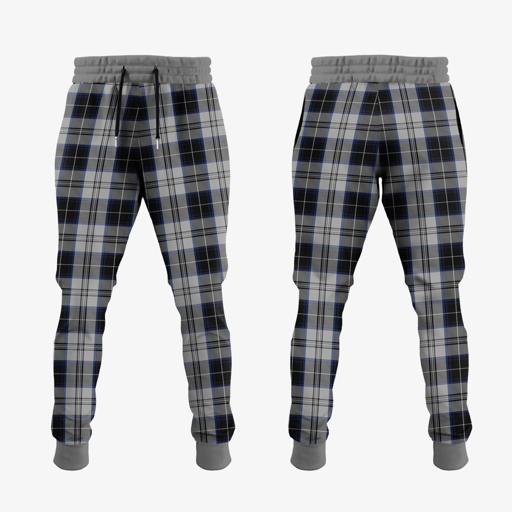 Clan Menzies Black Dress Tartan Crest Jogger Sweatpants OF75 Clan Menzies Tartan Today   