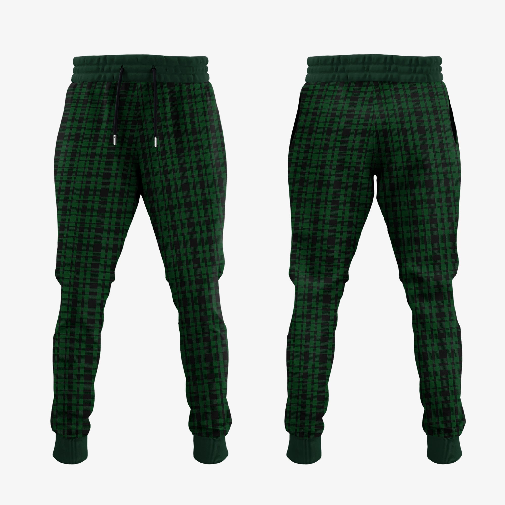 Clan Menzies Green Tartan Crest Jogger Sweatpants KK57 Clan Menzies Tartan Today   