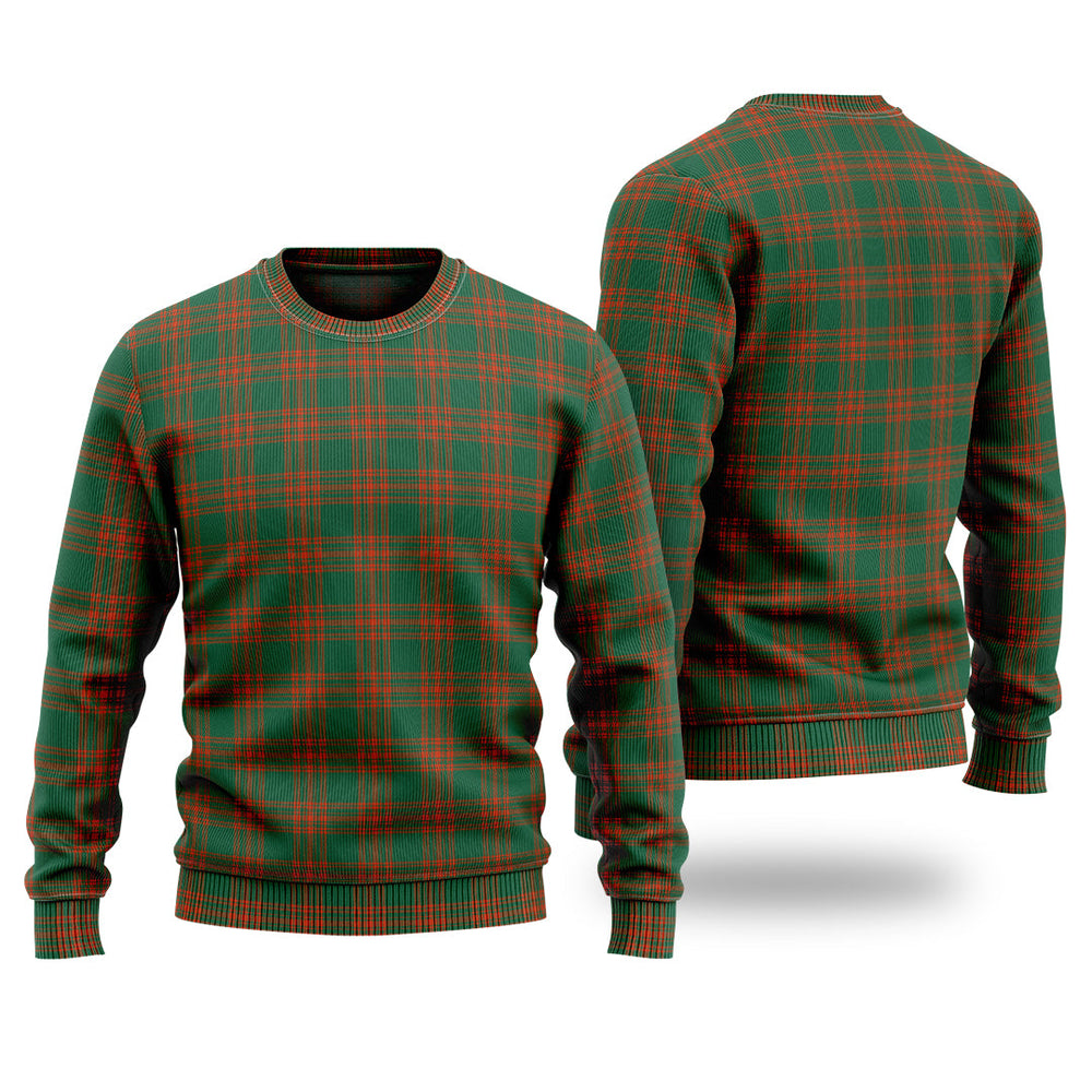 Clan Menzies Green Ancient Tartan Christmas Ugly Sweater IC31 Menzies Green Ancient Tartan Tartan Sweater   