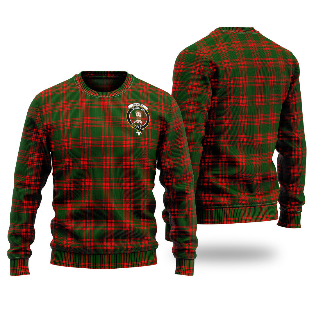 Clan Menzies Green Modern Tartan Christmas Ugly Sweater JC83 Menzies Green Modern Tartan Tartan Sweater   
