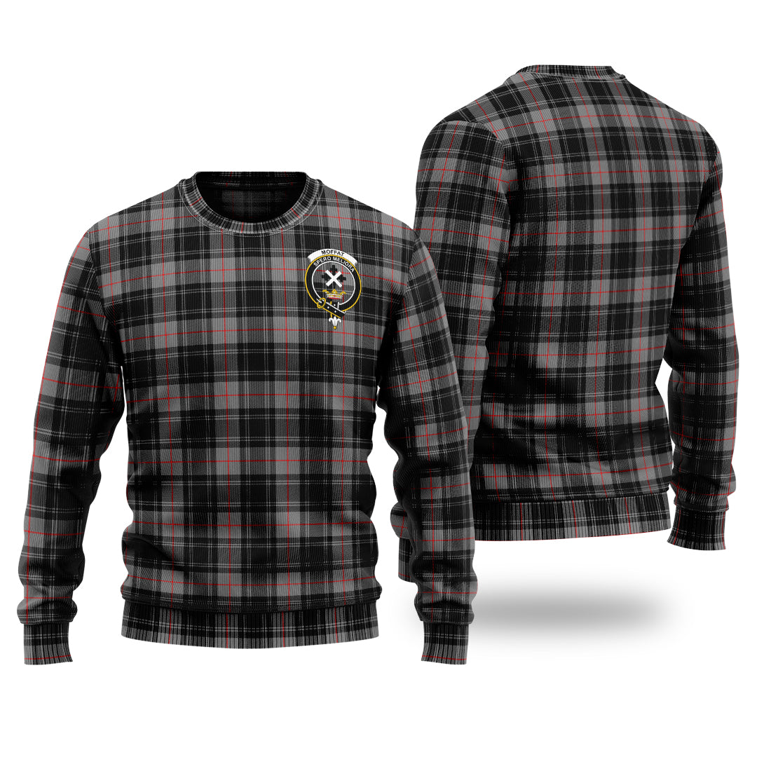 Clan Moffat Modern Tartan Christmas Ugly Sweater JA36 Moffat Modern Tartan Tartan Sweater   