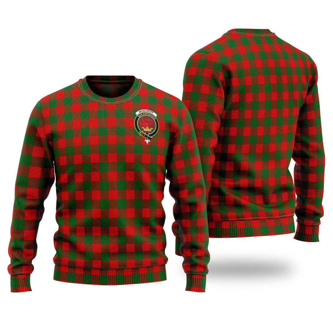 Clan Moncrieff Modern Tartan Christmas Ugly Sweater HI69 Moncrieff Modern Tartan Tartan Sweater   
