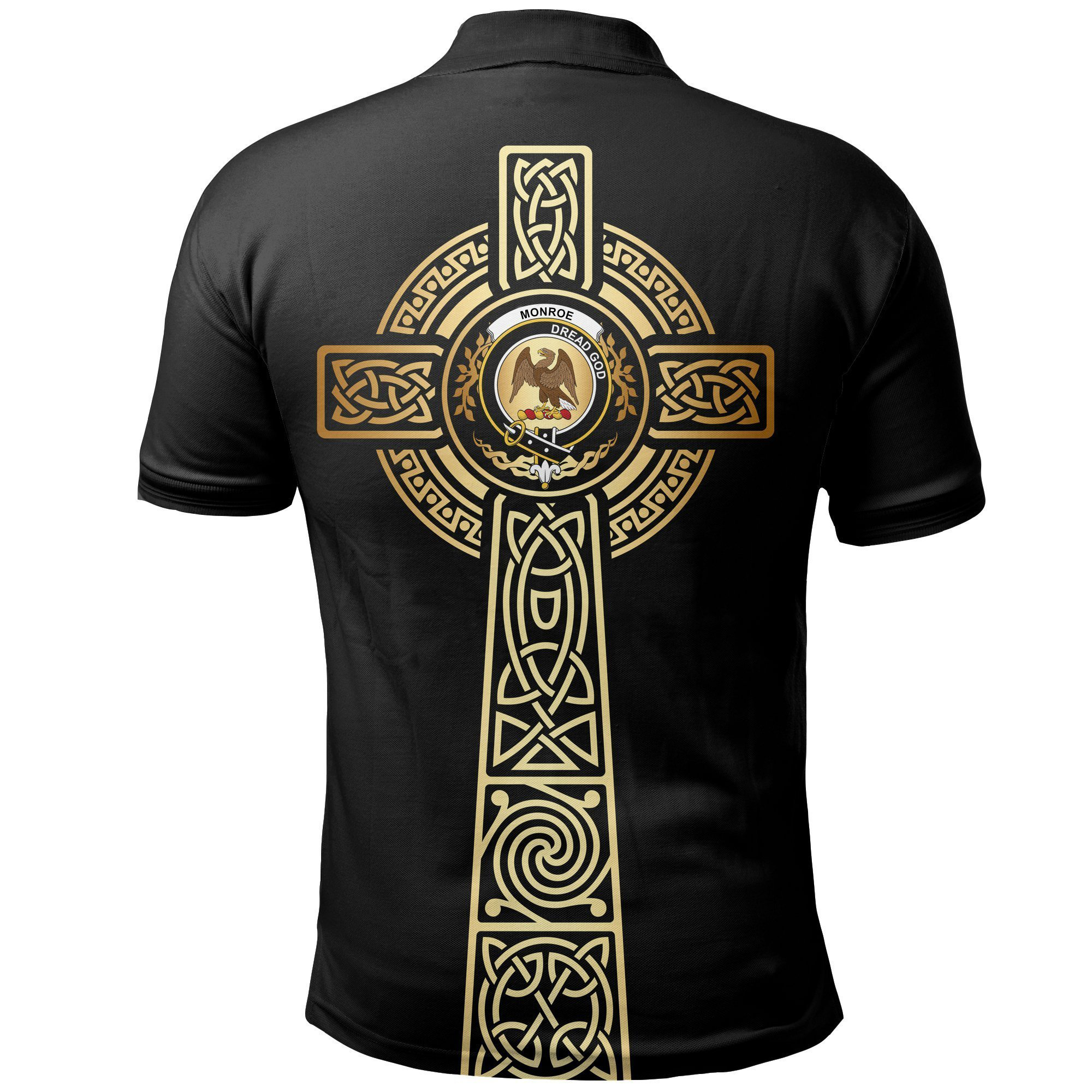 Clan Monroe Clan Unisex Polo Shirt - Celtic Tree Of Life UB40 Monroe Tartan Tartan Polo   