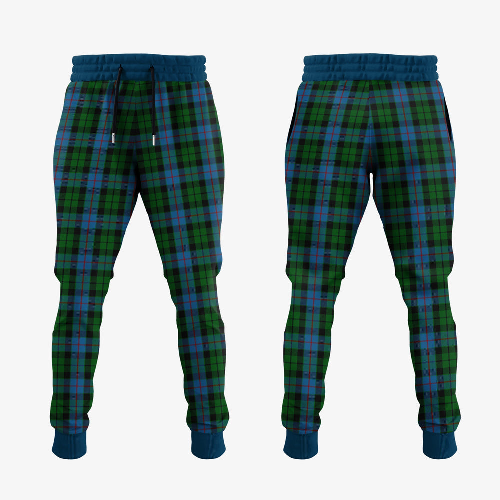 Clan Morrison Society Tartan Crest Jogger Sweatpants UV94 Clan Morrison Tartan Today   