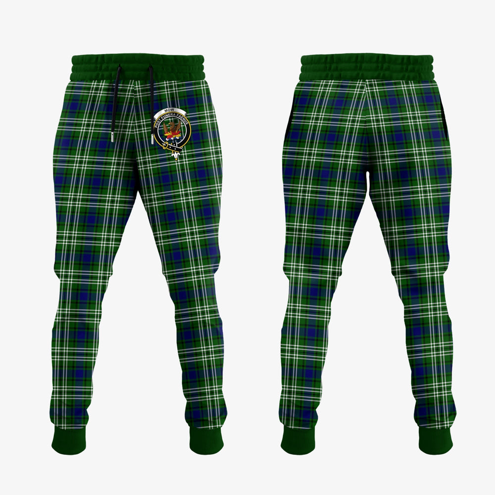 Clan Mow Tartan Crest Jogger Sweatpants NX45 Clan Mow Tartan Today   