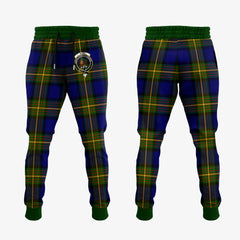 Clan Muir Tartan Crest Jogger Sweatpants BZ39 Clan Muir_More Tartan Today   