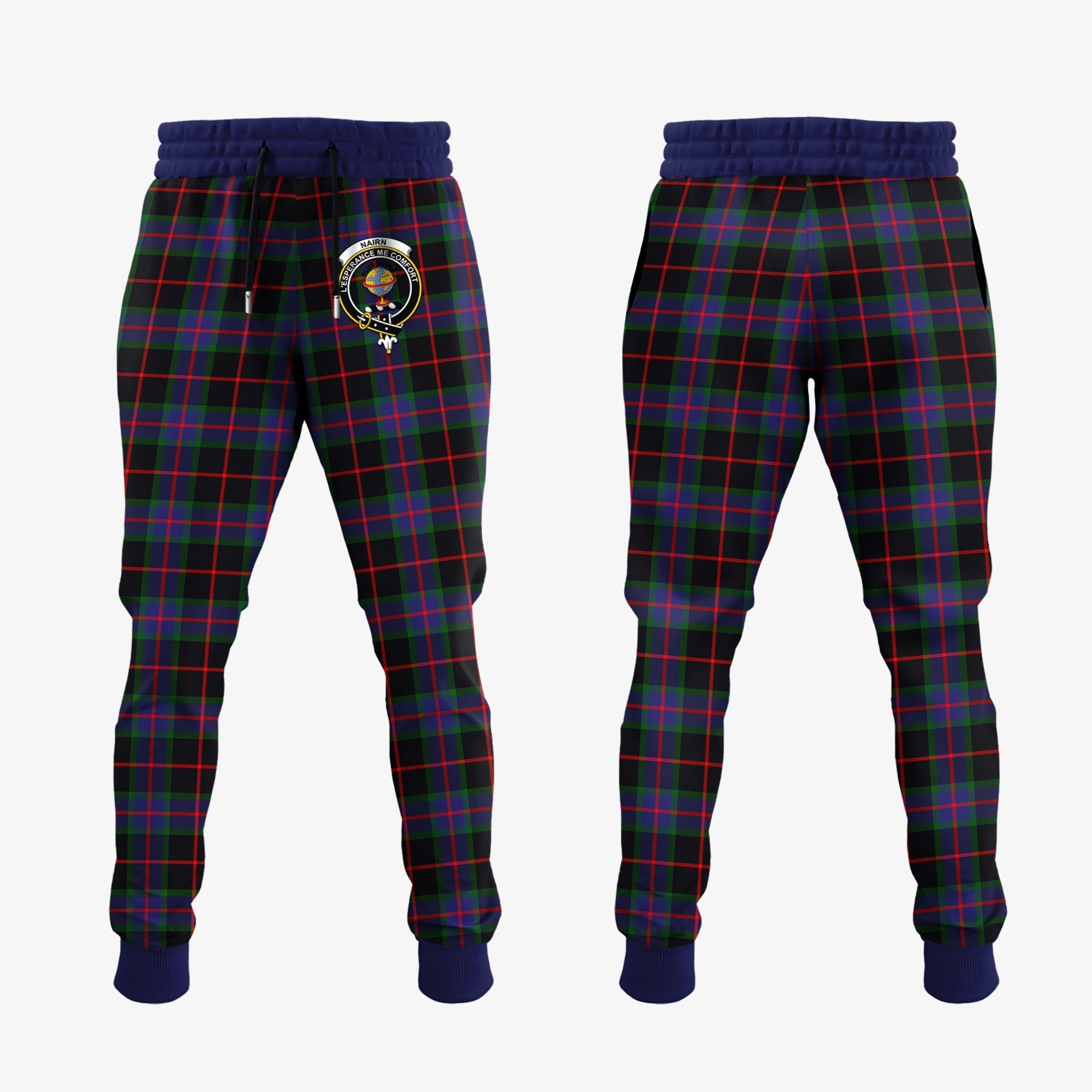 Clan Clan Nairn Tartan Crest Jogger Sweatpants OG56 Clan Nairn Tartan Today   