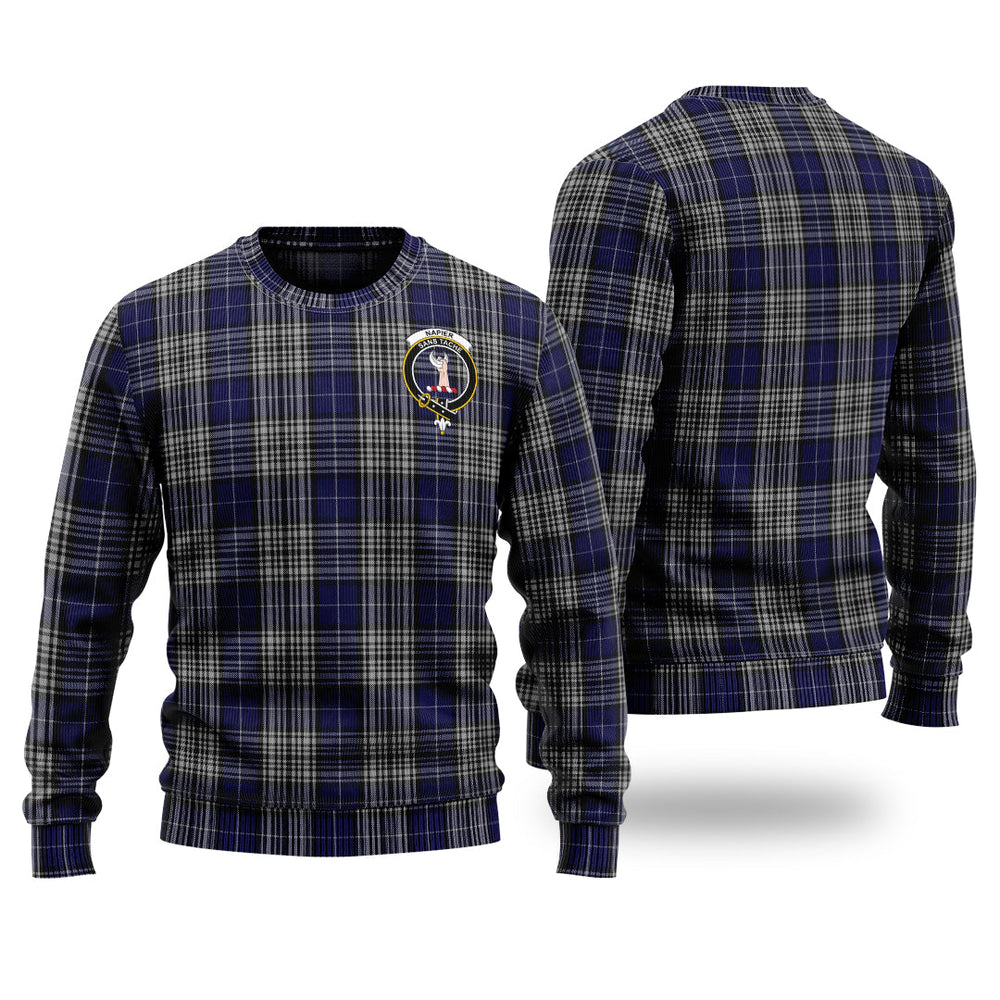 Clan Napier Tartan Christmas Ugly Sweater PS58 Napier Tartan Tartan Sweater   