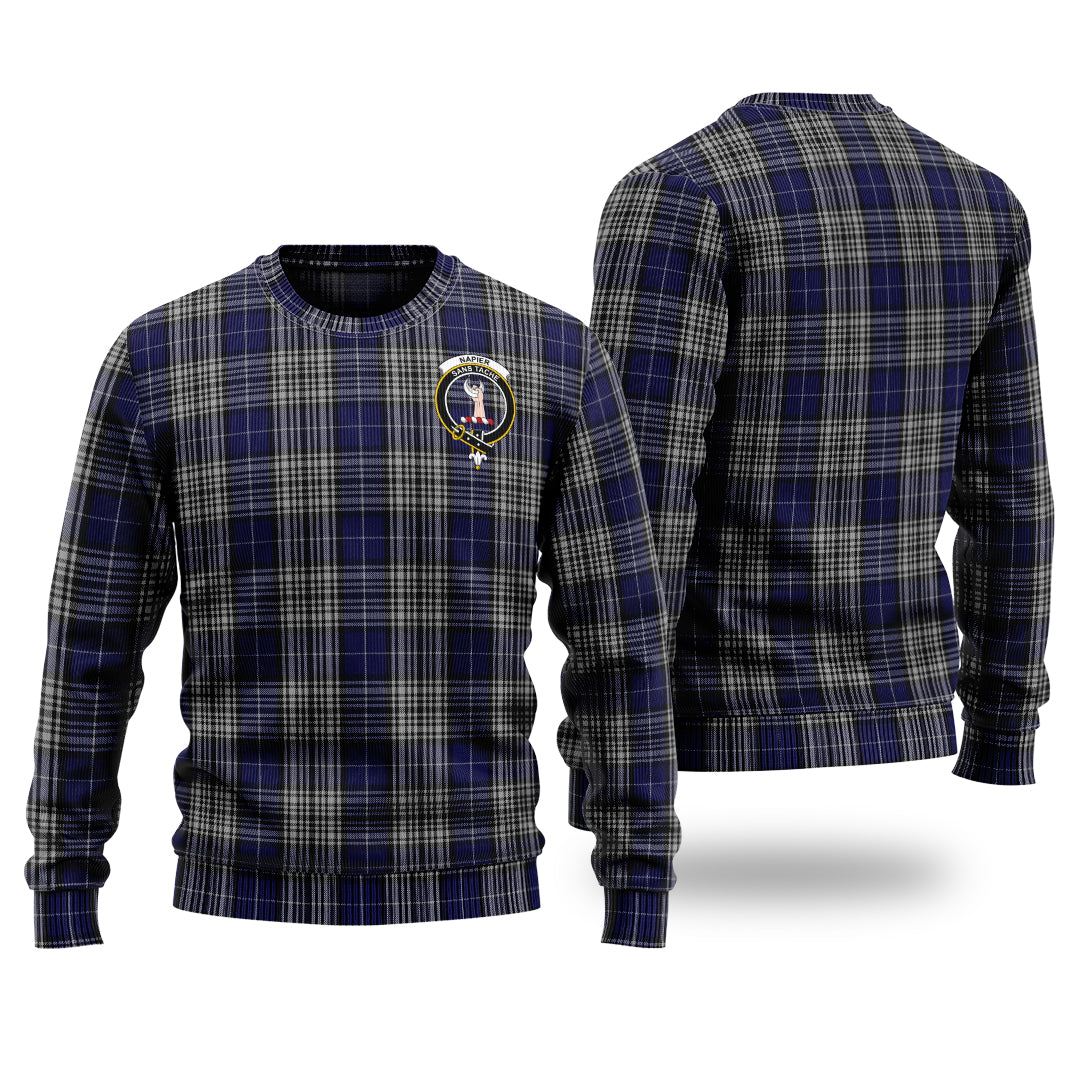 Clan Napier Tartan Christmas Ugly Sweater PS58 Napier Tartan Tartan Sweater   