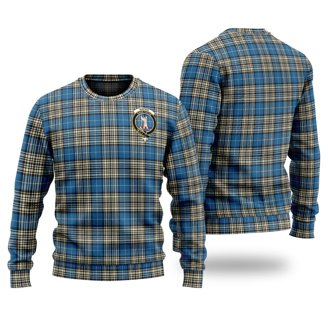 Clan Napier Ancient Tartan Christmas Ugly Sweater CD13 Napier Ancient Tartan Tartan Sweater   