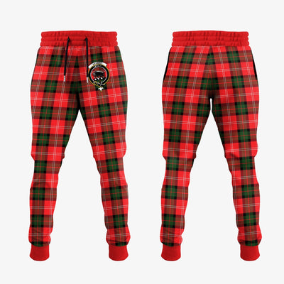 Clan Nesbitt Modern Tartan Crest Jogger Sweatpants