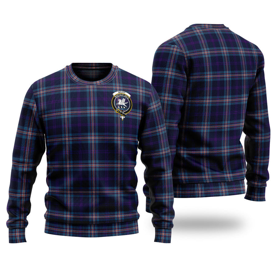 Clan Nevoy Tartan Christmas Ugly Sweater WJ93 Nevoy Tartan Tartan Sweater   