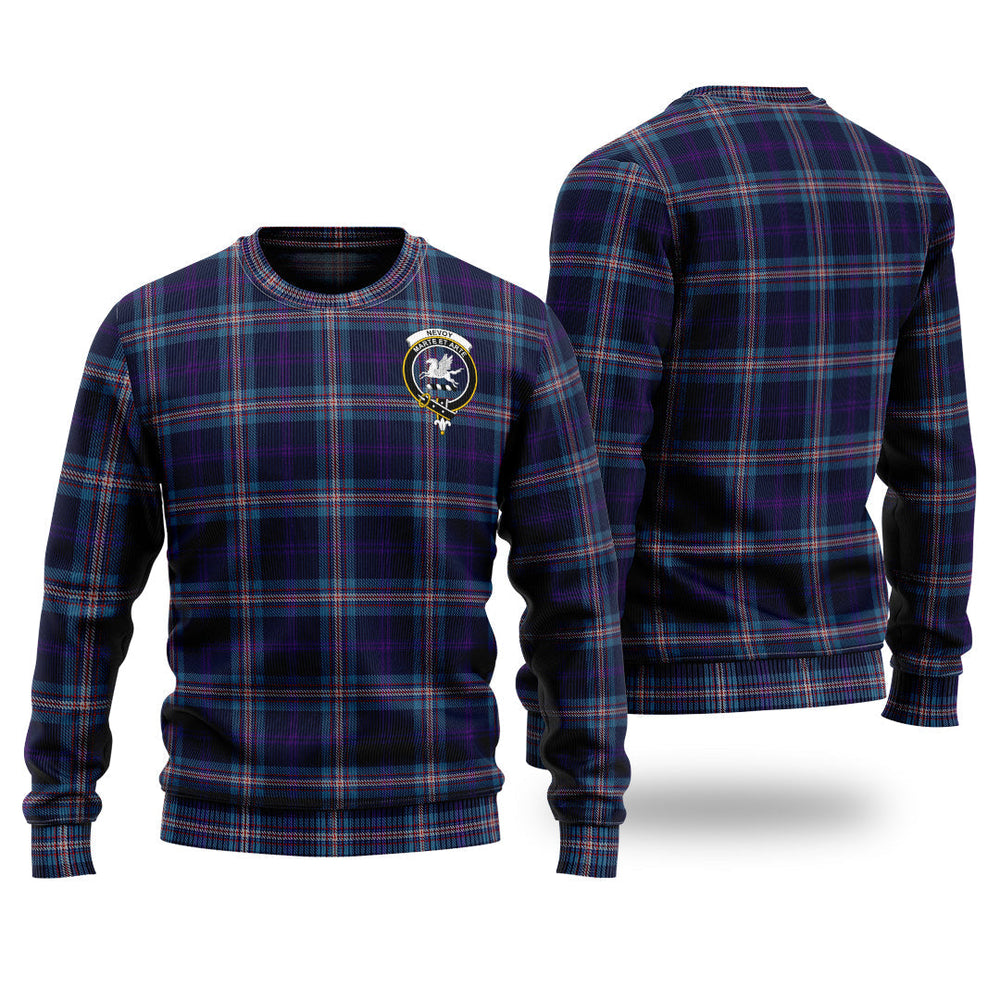 Clan Nevoy Tartan Christmas Ugly Sweater WJ93 Nevoy Tartan Tartan Sweater   