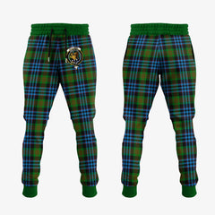 Clan Newlands Of Lauriston Tartan Crest Jogger Sweatpants QW33 Clan Newlands Tartan Today   