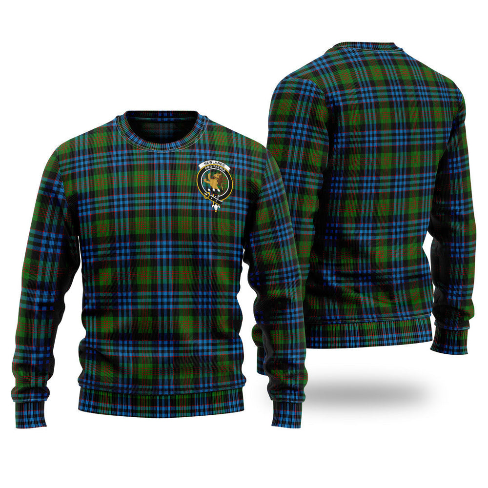 Clan Newlands Of Lauriston Tartan Christmas Ugly Sweater AJ43 Newlands Of Lauriston Tartan Tartan Sweater   