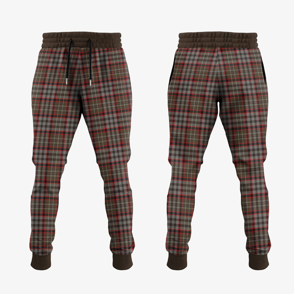 Clan Nicolson Hunting Weathered Tartan Crest Jogger Sweatpants ZY80 Clan Nicolson Tartan Today   