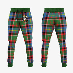 Clan Norvel Tartan Crest Jogger Sweatpants KR44 Clan Norvel Tartan Today   