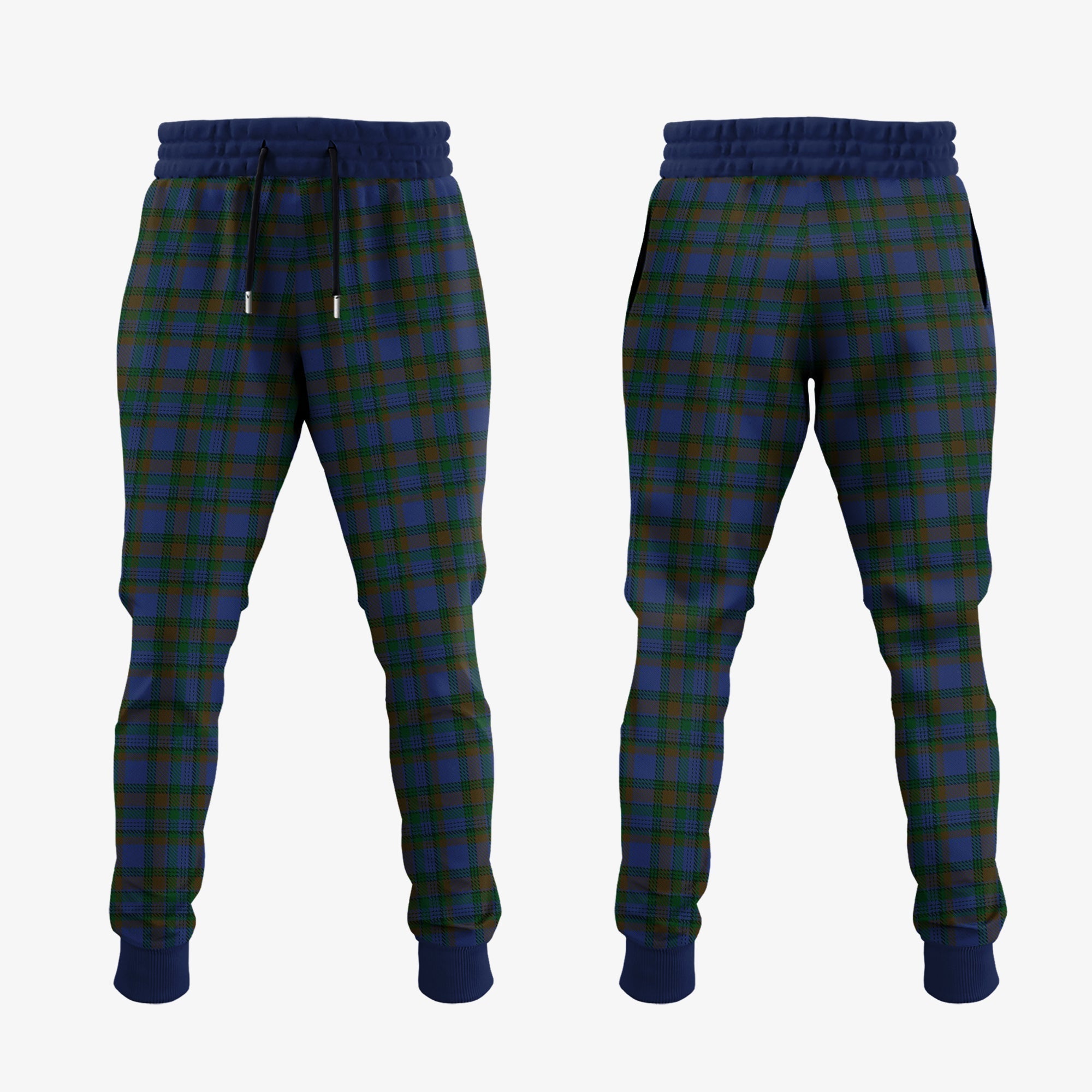 Clan NovaScotia District Tartan Crest Jogger Sweatpants WQ31  Tartan Today   