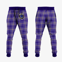 Clan Ochterlony Tartan Crest Jogger Sweatpants SJ44 Clan Ochterlony/ Ochterlonie Tartan Today   