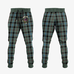 Clan Ogilvie (Ogilvy) Hunting Tartan Crest Jogger Sweatpants BZ95 Clan Ogilvie Tartan Today   