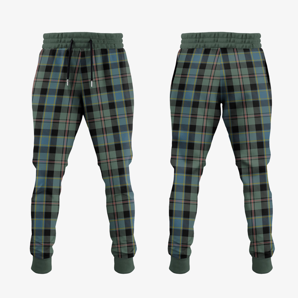 Clan Ogilvie (Ogilvy) Hunting Tartan Crest Jogger Sweatpants BZ95 Clan Ogilvie Tartan Today   