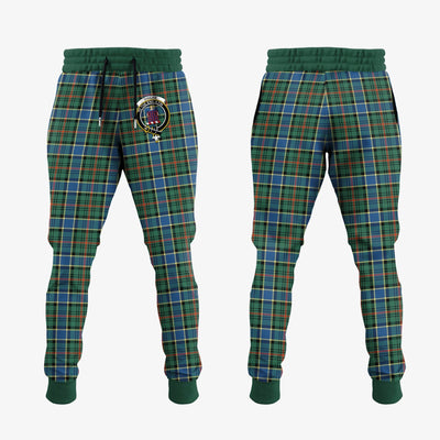 Clan Ogilvie (Ogilvy) Hunting Ancient Tartan Crest Jogger Sweatpants