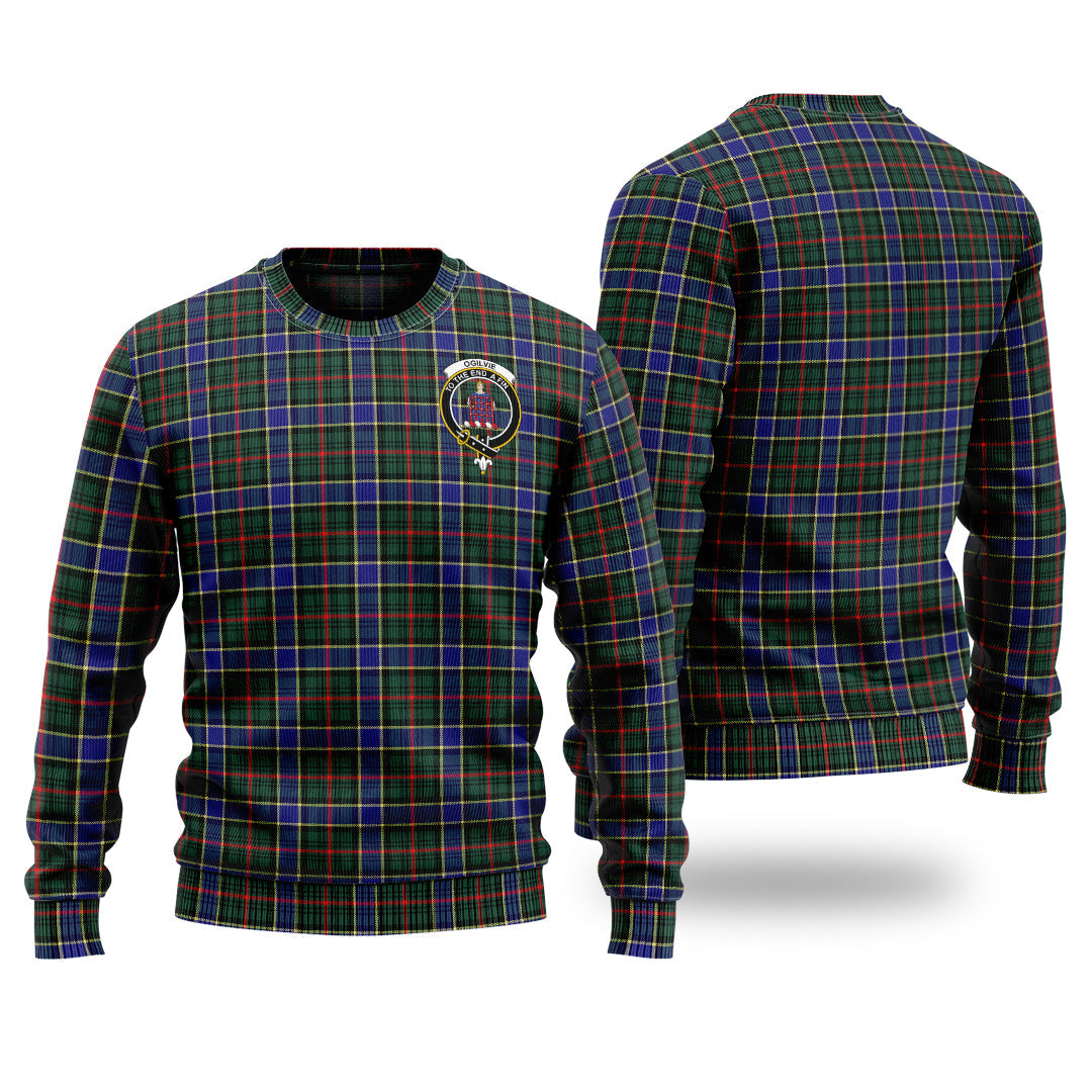 Clan Ogilvie (Ogilvy) Hunting Modern Tartan Christmas Ugly Sweater YB81 Ogilvie (Ogilvy) Hunting Modern Tartan Tartan Sweater   