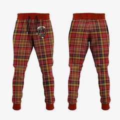 Clan Ogilvie (Ogilvy) Of Strathallan Tartan Crest Jogger Sweatpants LV96 Clan Ogilvie Tartan Today   