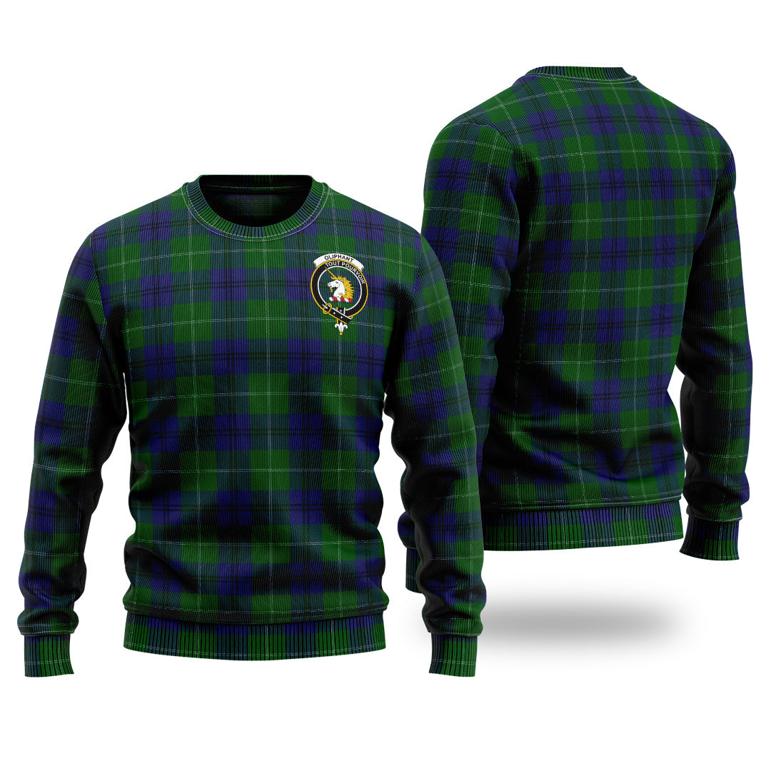 Clan Oliphant Tartan Christmas Ugly Sweater BF12 Oliphant Tartan Tartan Sweater   