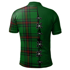 Clan Orrock Tartan Polo Shirt - Lion Rampant And Celtic Thistle Style XU57 Orrock Tartan Tartan Polo   