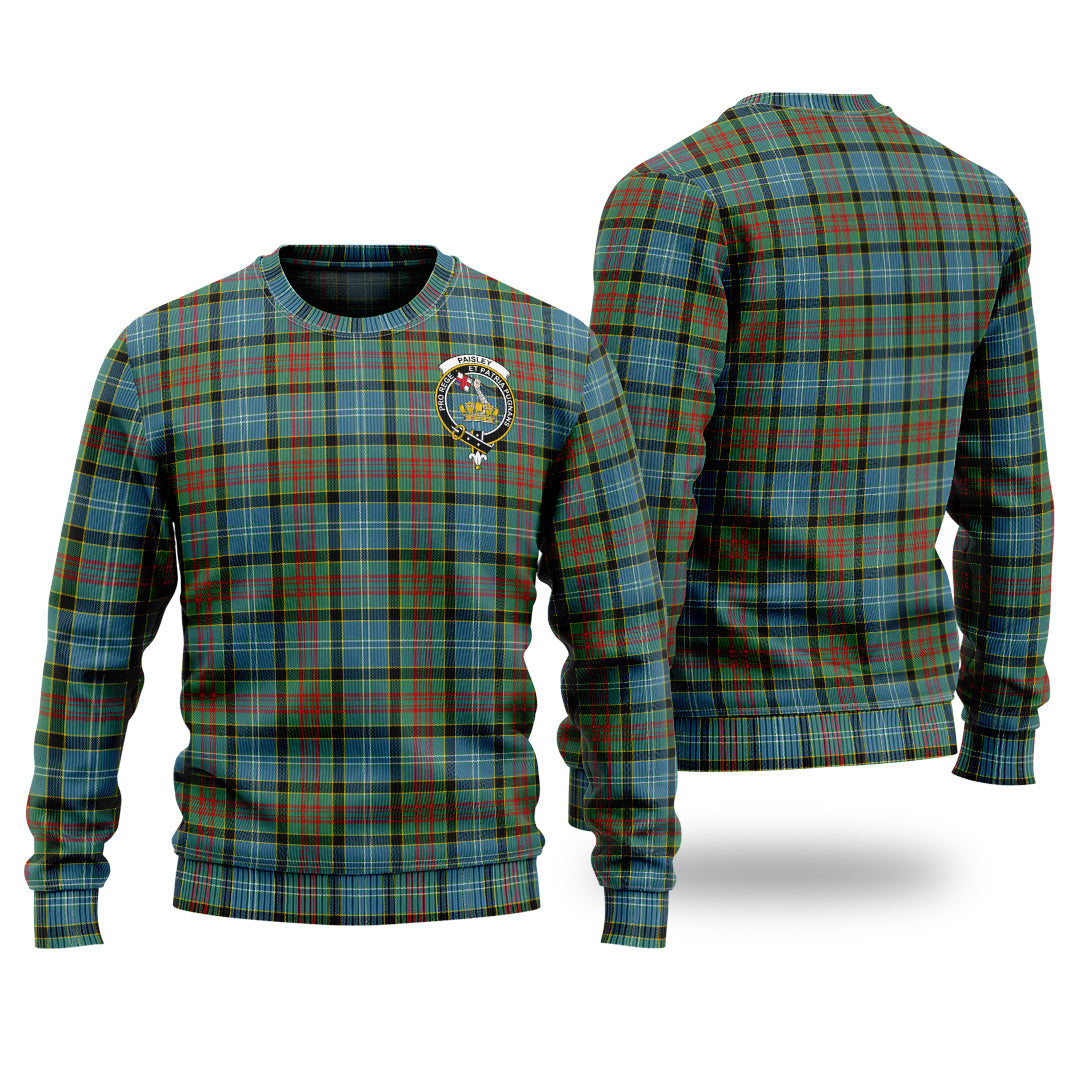 Clan Paisley Tartan Christmas Ugly Sweater CO22 Paisley Tartan Tartan Sweater   