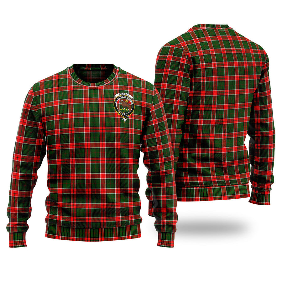 Clan Pollock Modern Tartan Christmas Ugly Sweater OI54 Pollock Modern Tartan Tartan Sweater   