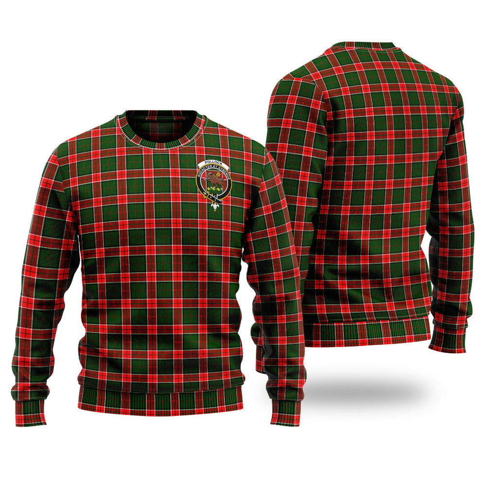 Clan Pollock Modern Tartan Christmas Ugly Sweater OI54 Pollock Modern Tartan Tartan Sweater   