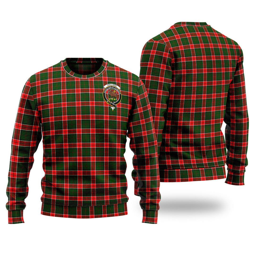 Clan Pollock Modern Tartan Christmas Ugly Sweater OI54 Pollock Modern Tartan Tartan Sweater   