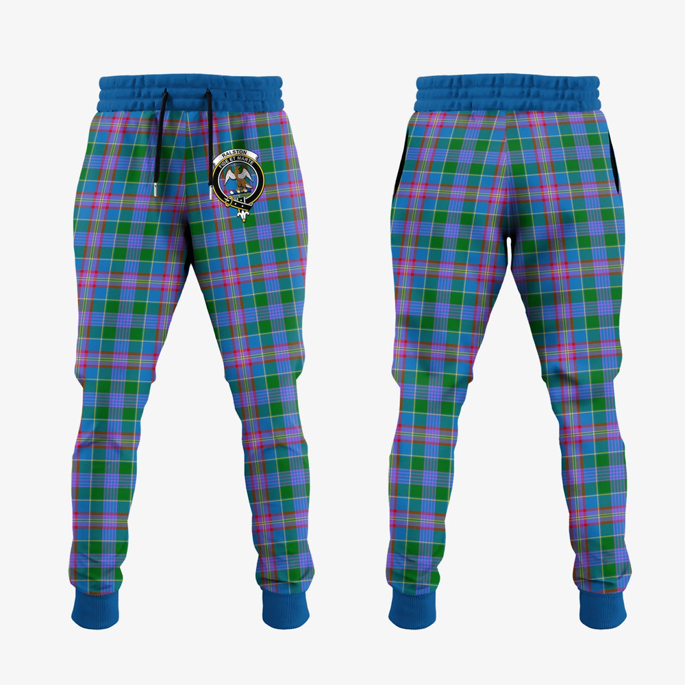 Clan Ralston Tartan Crest Jogger Sweatpants YT36 Clan Ralston Tartan Today   