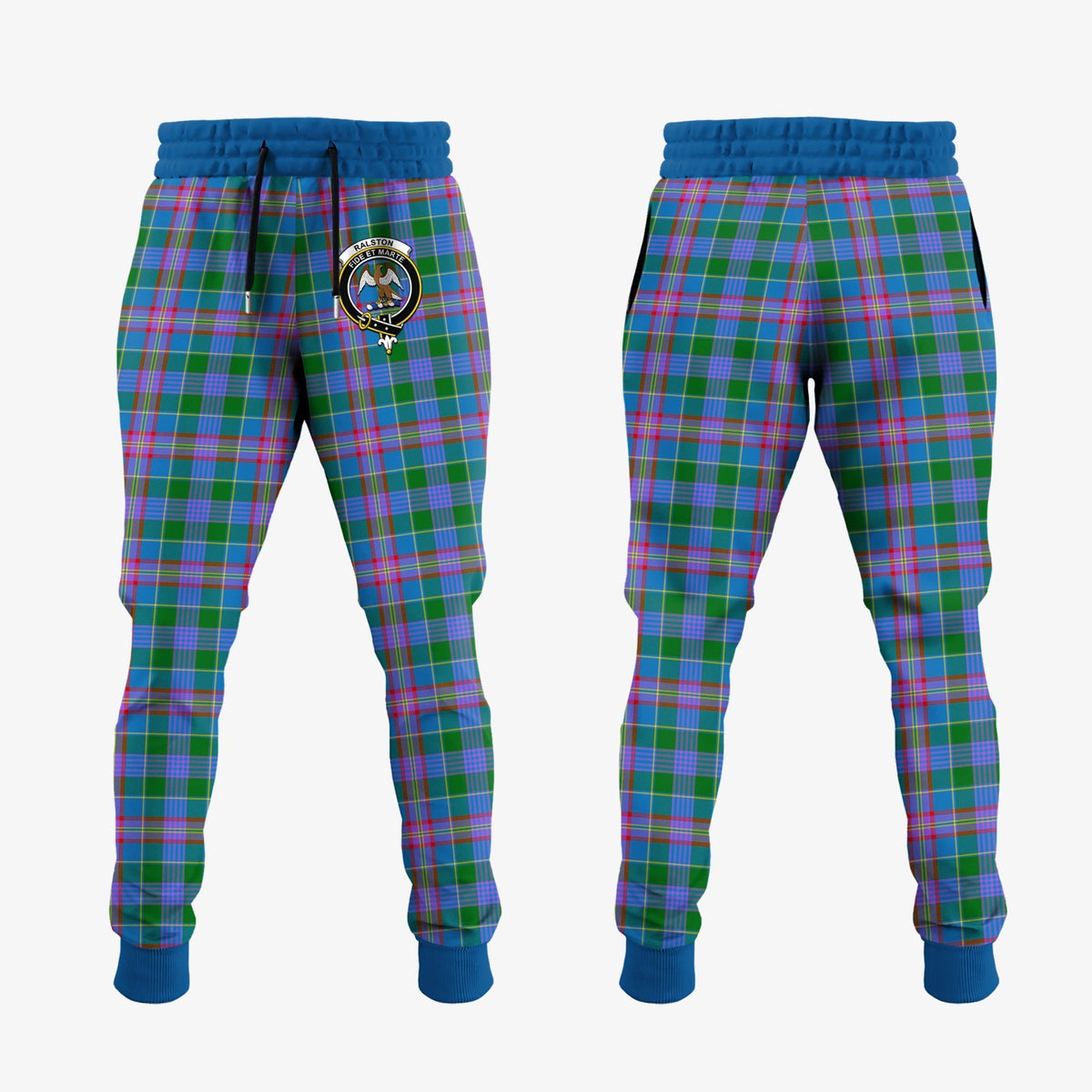 Clan Ralston Tartan Crest Jogger Sweatpants YT36 Clan Ralston Tartan Today   