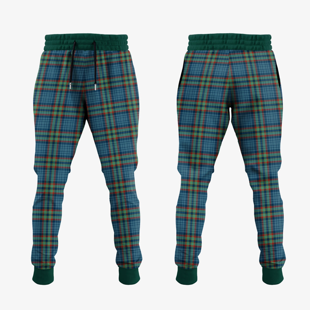 Clan Ralston UK Tartan Crest Jogger Sweatpants FN71 Clan Ralston Tartan Today   